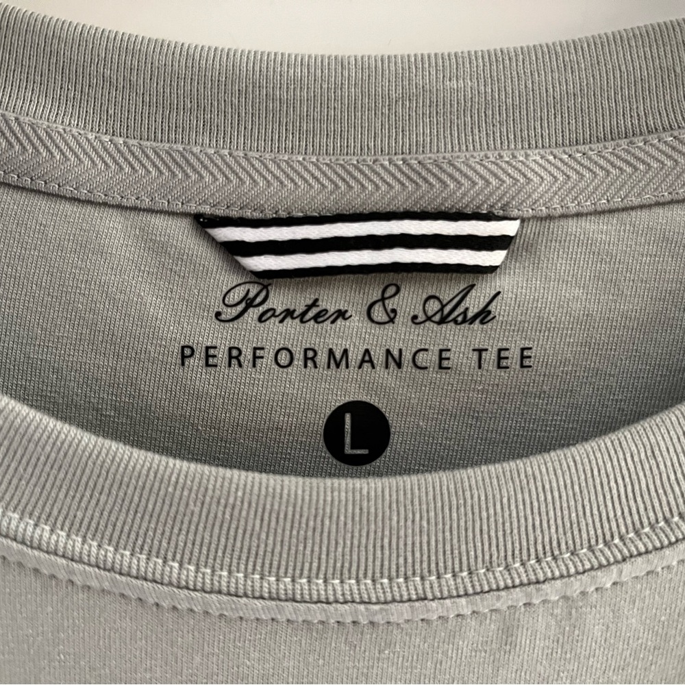 Porter & Ash 95% Cotton 4-way Stretch Short Sleeve Crew Neck Casual Top/Tshirt - Picture 4 of 9